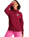 Champion Womens Powerblend Fleece Pullover Hoodie, XXL, Hush Pink