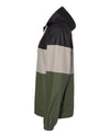 Weatherproof Mens Vintage Colorblocked Hooded Rain Jacket 20601, XL