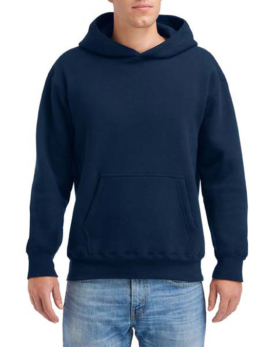 Gildan Mens Hammer Fleece Hood, XL, White