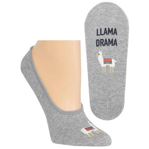 Hot Sox Womens Llama Drama Liner Socks