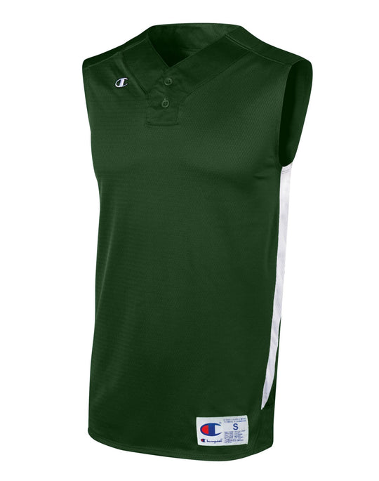 Champion Men's and Youth Prospect Baseball Double Dry Sleeveless Henley Jersey