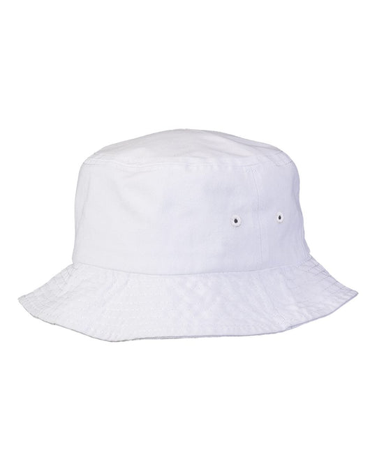Sportsman Bucket Cap , One Size, White