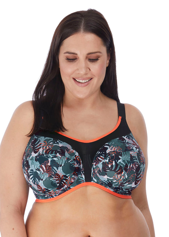 Elomi Womens Energise Underwire Sports Bra with J Hook