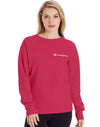 Champion Womens Powerblend Fleece Boyfriend Crew