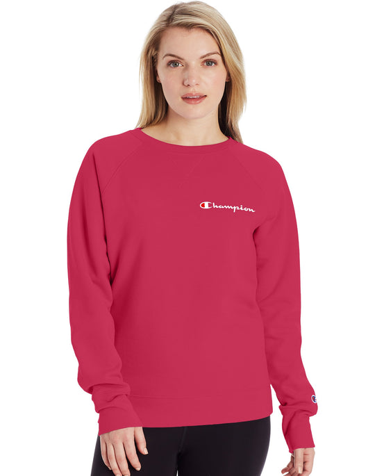 Champion Womens Powerblend Fleece Boyfriend Crew