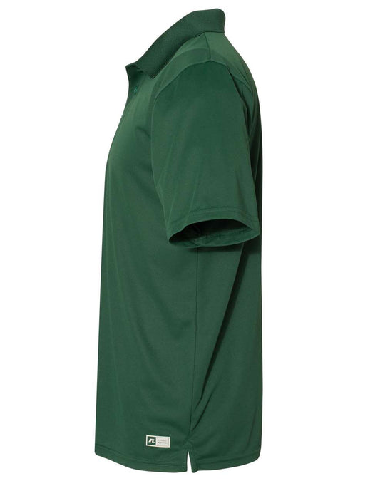 Russell Athletic Essential Short Sleeve Polo, XL, White