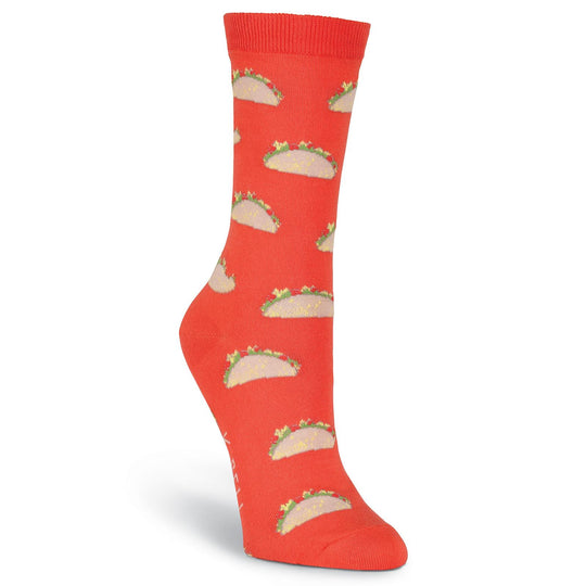 K. Bell Womens Tacos Crew Socks