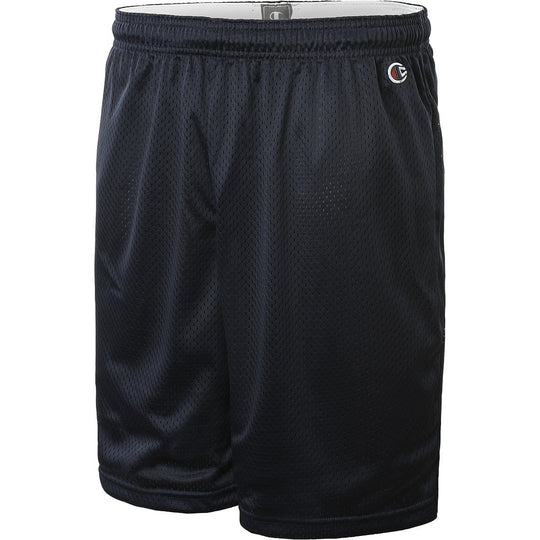 Champion Mens Pocketless Mesh 9 Shorts