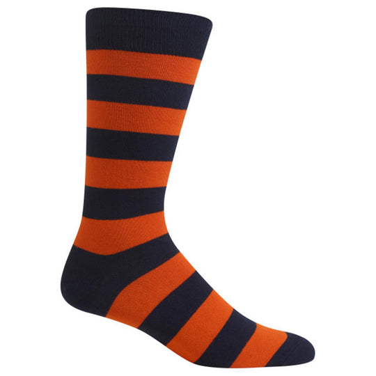 Hot Sox Mens College Rugby Stripe Socks