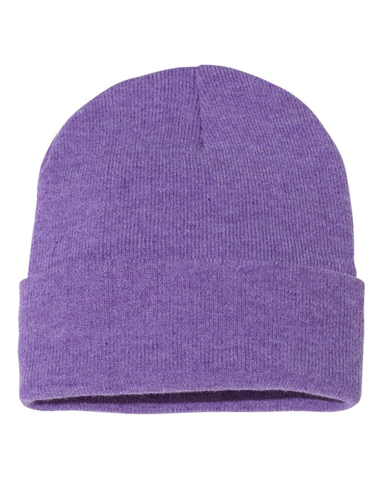 Sportsman 12 Solid Knit Beanie, One Size, Royal Blue