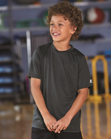Russell Athletic Youth Core Performance Short Sleeve T-Shirt, XL, White