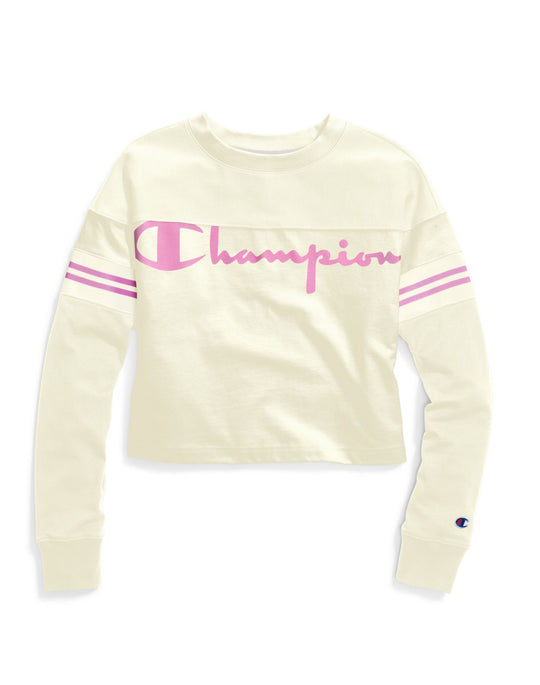 Champion Life Womens Heavyweight Jersey Exaggerated Sleeve Tee