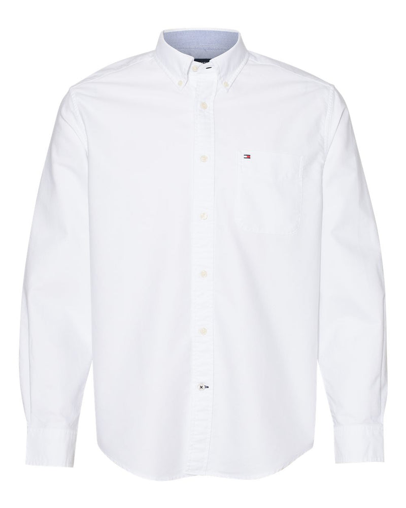Tommy Hilfiger Mens New England Solid Oxford Shirt 13H1864