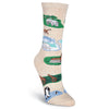 K. Bell Womens Zoo Animals Crew Socks