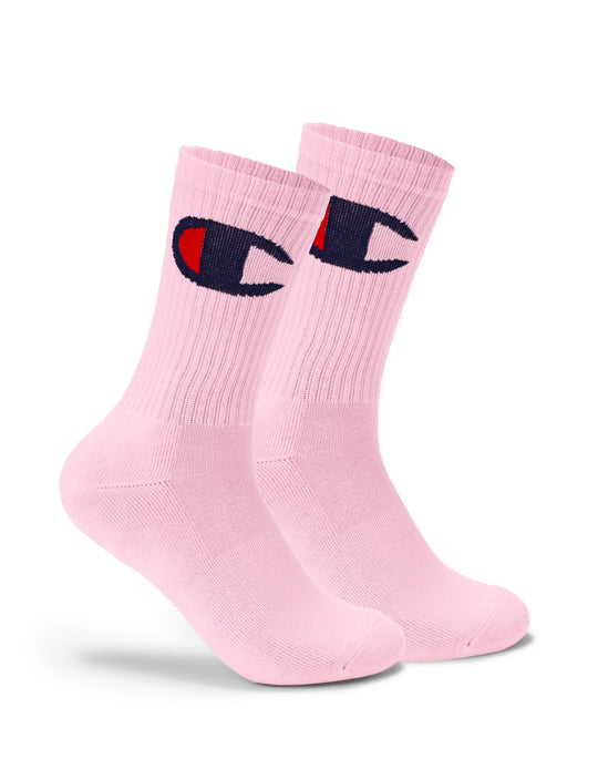 Champion Life Adult Big C Crew Socks 1-Pair