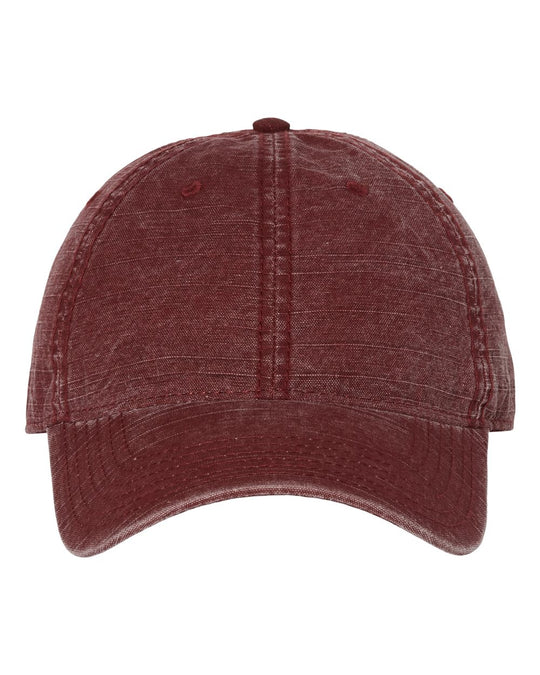 Sportsman Slub Fabric Dad Cap, One Size, Slate