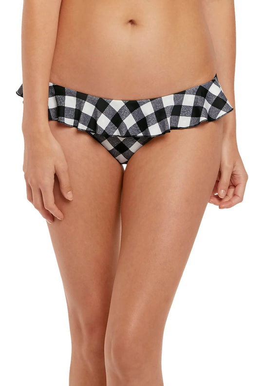 Freya Womens Totally Check Italini Bikini with Frill