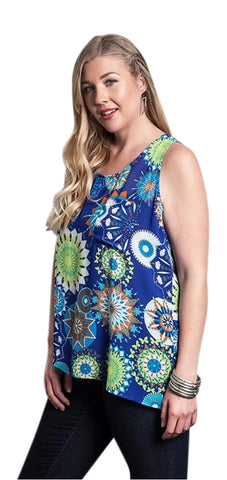 NYL Plus Women’s Everyday Classic Plus Size Sleeveless Relaxed Fit Tank Top