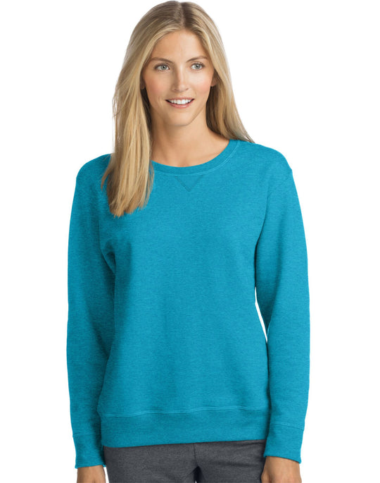 Hanes Women`s ComfortSoft EcoSmart Crewneck Sweatshirt