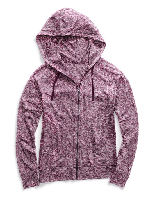 Champion Womens Heathered Jersey Jacket