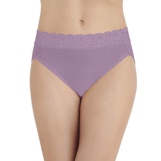 Vanity Fair Flattering Lace Women`s Hi-Cut Brief