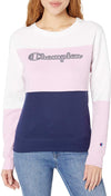 Champion Womens Powerblend Colorblock Crew