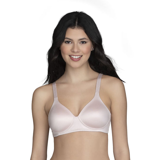 Vanity Fair Womens Body Shine Full Coverage Wirefree Bra