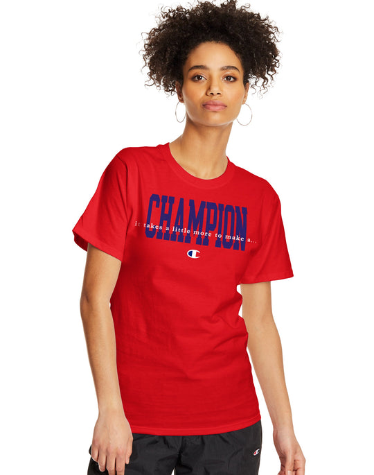 Champion Mens Classic Short-Sleeve Jersey Tee, L, Oxford Grey