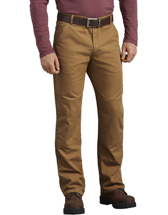 Dickies Mens FLEX Regular Fit Duck Double Knee Pants