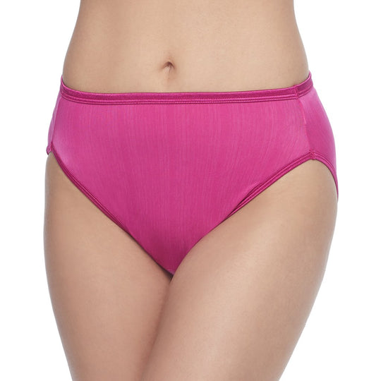 Vanity Fair Body Shine Illumination Women`s Hi Cut Panty