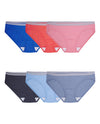 Fruit Of The Loom Womens Heather Low-Rise Hipster Underwear 6 Pack, 4, Assorted