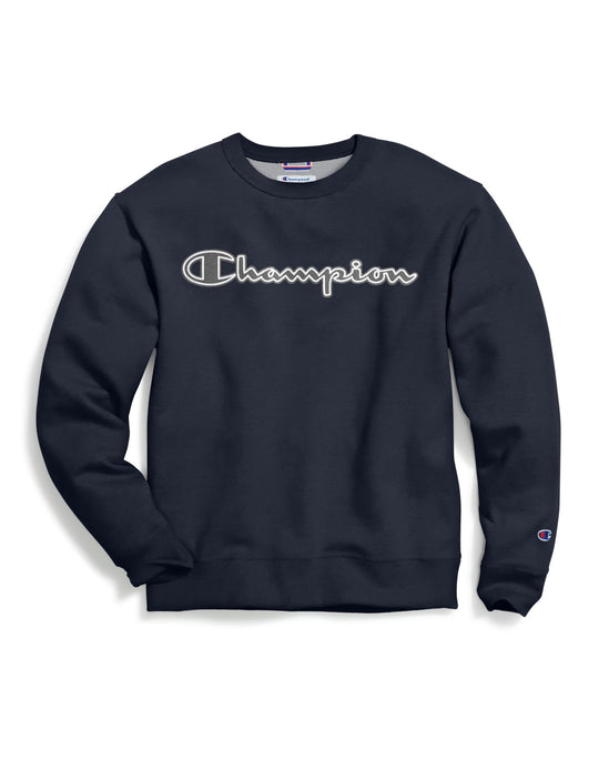 Champion Mens Powerblend Fleece Crew