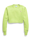 Champion Life Womens Reverse Weave Cropped Cut Off Crew-Mens Fit
