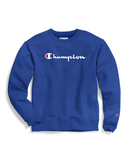 Champion Mens Powerblend Fleece Crew