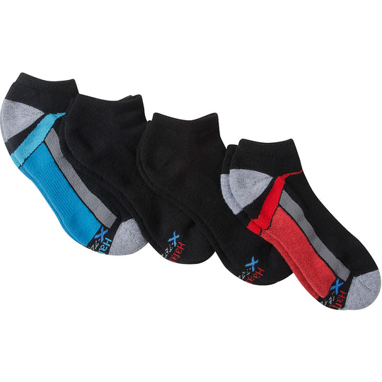 Hanes Men`s X-Temp Arch Support Low Cut Socks 4-Pack