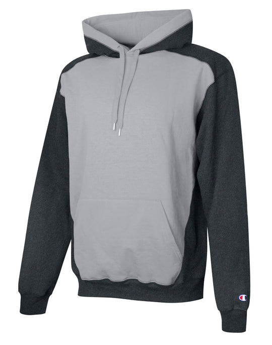 Champion Mens Double Dry Eco Colorblocked Fleece Hood