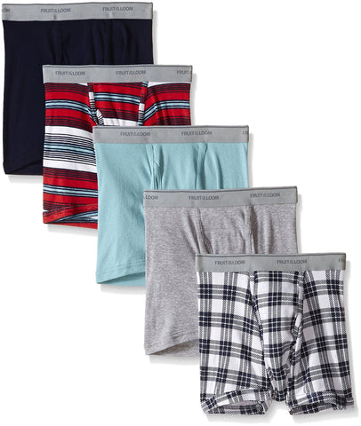 Fruit of the Loom Men`s Assorted Short Leg Boxer Brief