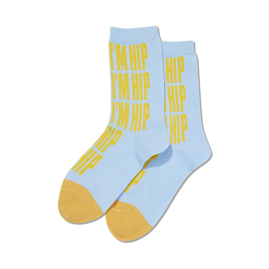 Hot Sox Womens Im Hip Crew Socks