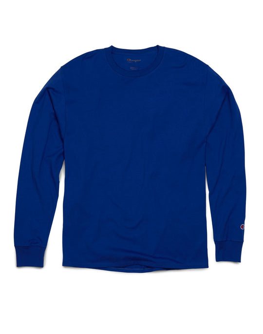 Champion Mens Long Sleeve Ring Spun T-Shirt