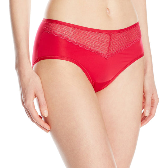 Vanity Fair Beautifully Smooth Women`s Lace Hipster Panty