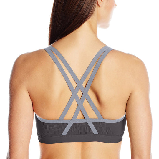 Lily of France Women`s Crosse Back Medium Impact Active Bra