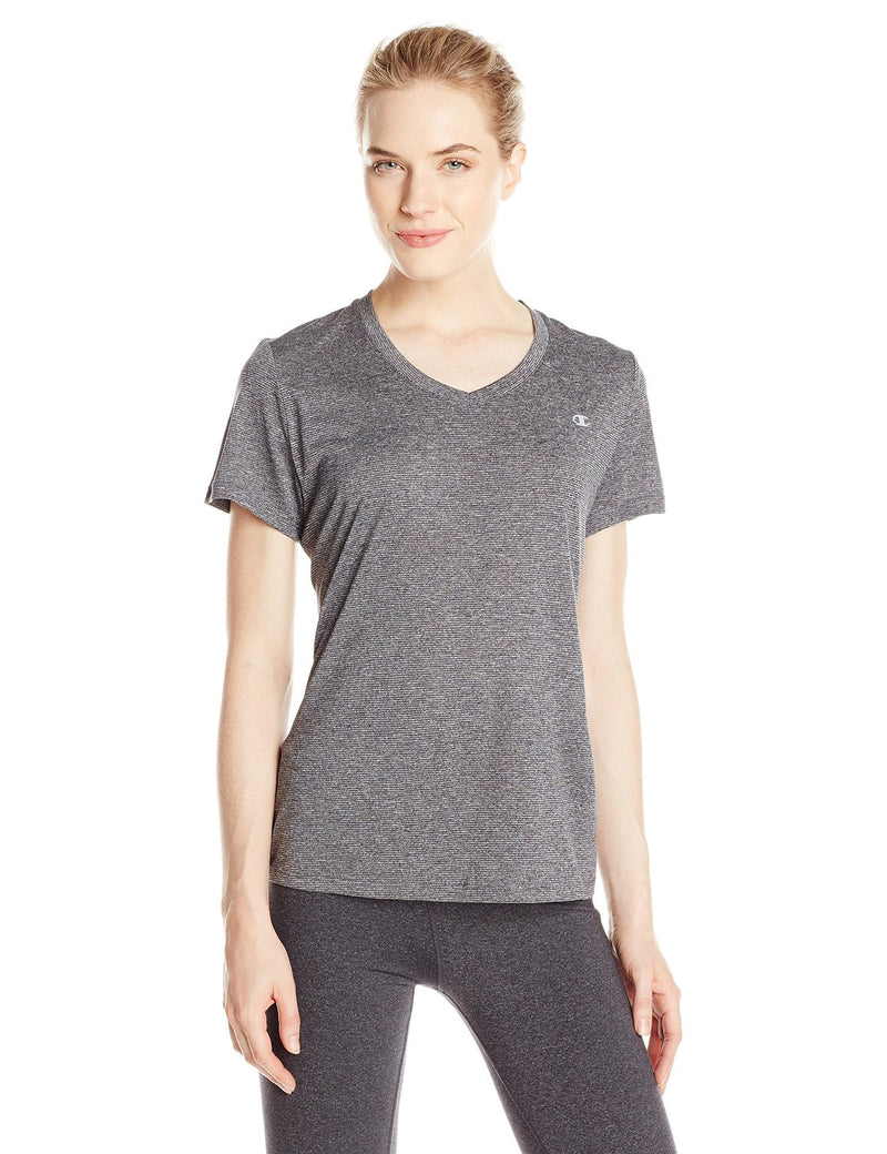 Champion Vapor® Women`s Stripe V-Neck Tee