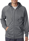 Jerzees Mens Dri-Power Sport Full-Zip Hooded Sweatshirt