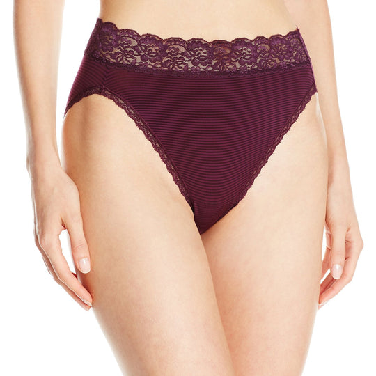 Vanity Fair Flattering Lace Women`s Hi-Cut Brief