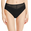 Vanity Fair Beautifully Smooth Women`s Cotton with Lace Hi-Cut Panty