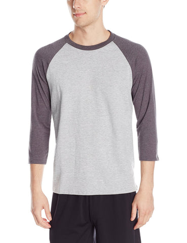 Hanes X-Temp Men`s Baseball Raglan Tee