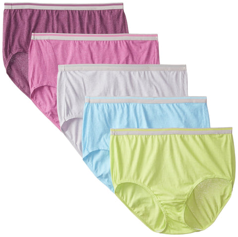 Fruit of the Loom Fit for Me Women`s 5pk Beyond Soft Briefs