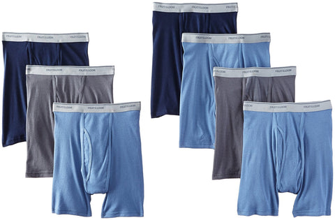 Fruit of the Loom Men`s 7pk Super Value Assorted Color Boxer Briefs