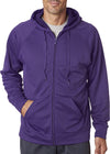 Jerzees Mens Dri-Power Sport Full-Zip Hooded Sweatshirt