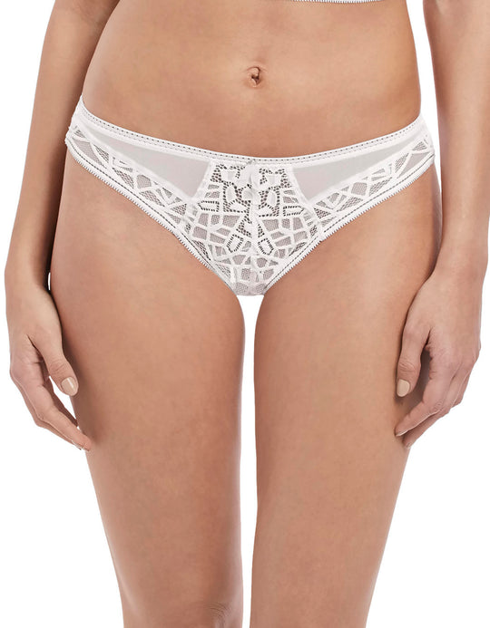 Freya Womens Soiree Lace Brazilian Thong Panty